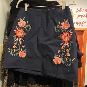 Floral skirt